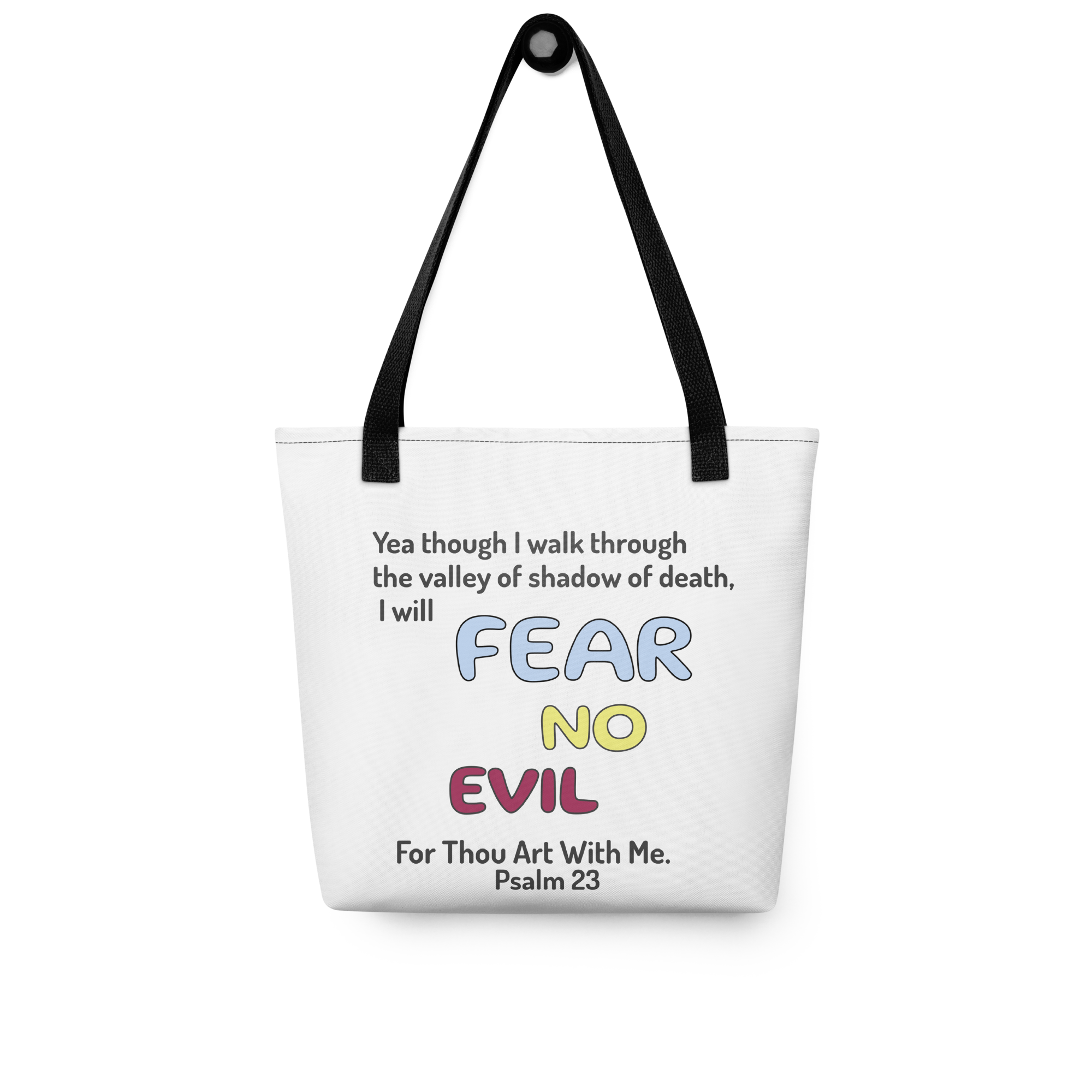 Fear No Evil Tote bag