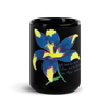 Lily Black Glossy Mug