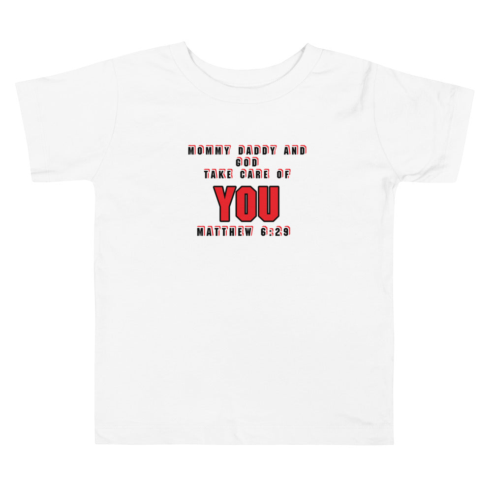 God Cares Toddler Short Sleeve Tee