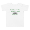 Born Toddler Short Sleeve Tee