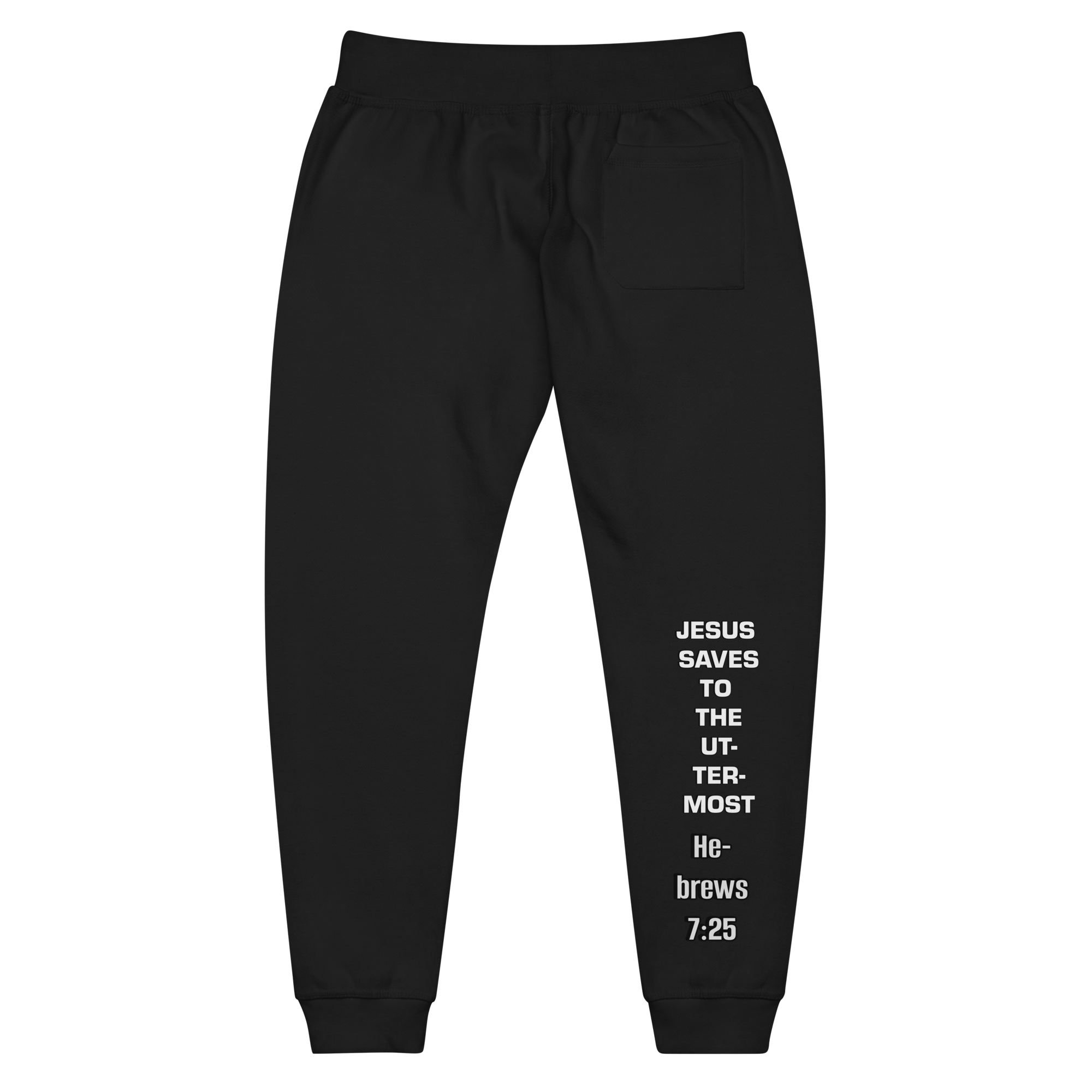 Jesus Saves Unisex fleece sweatpants