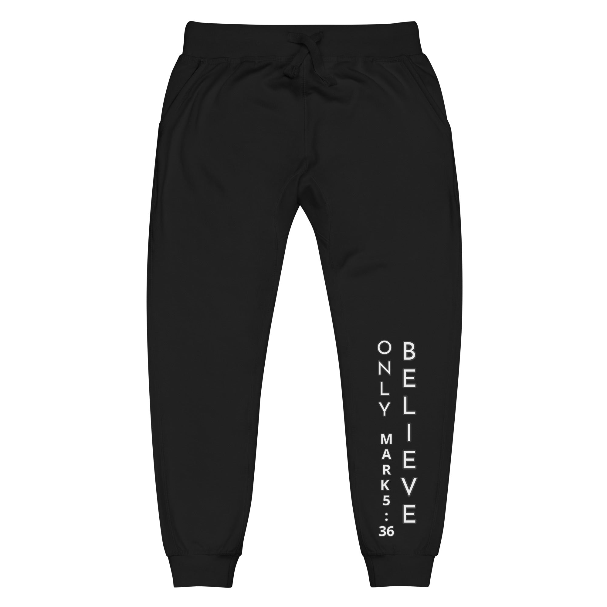 Believe Unisex fleece sweatpants