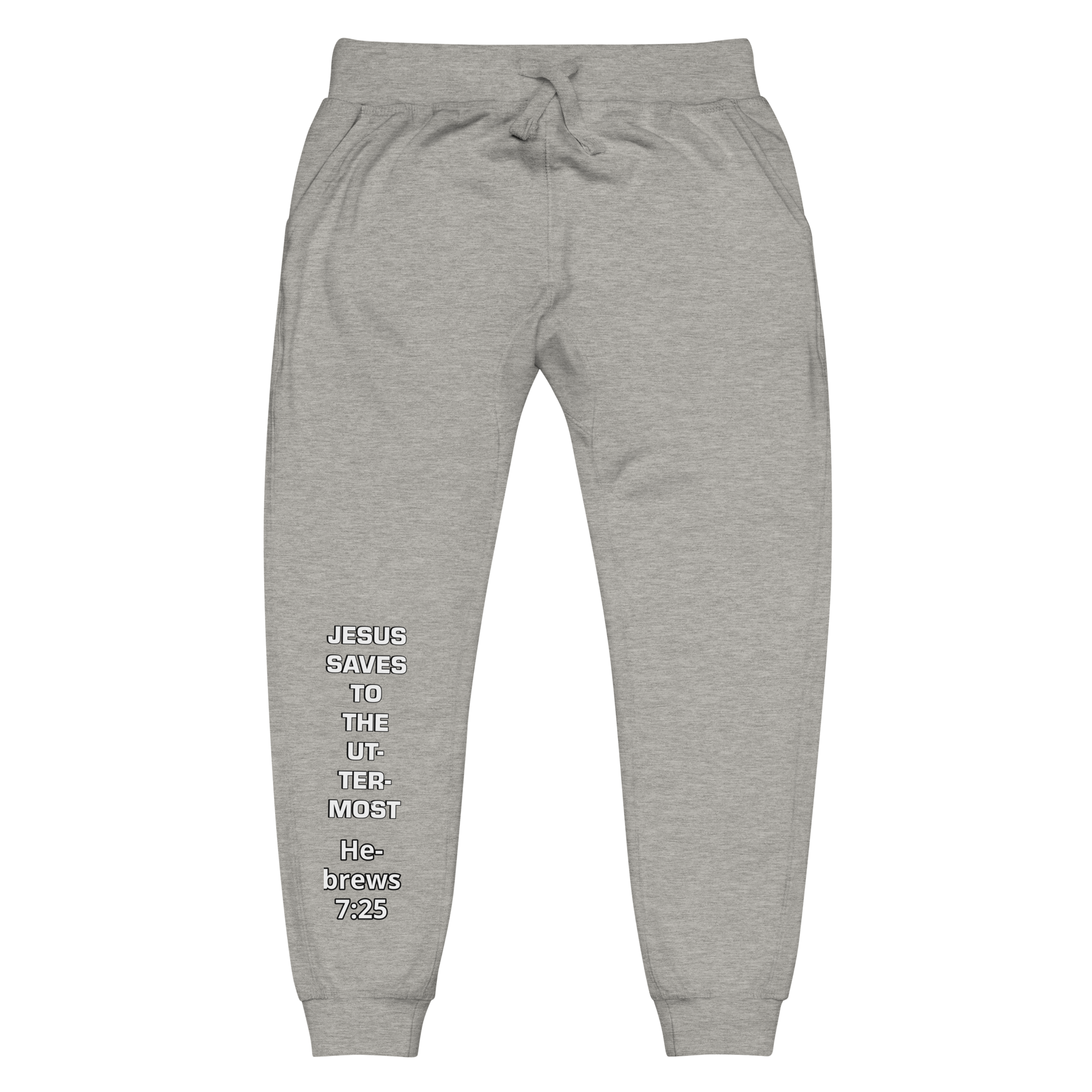 Jesus Saves Unisex fleece sweatpants