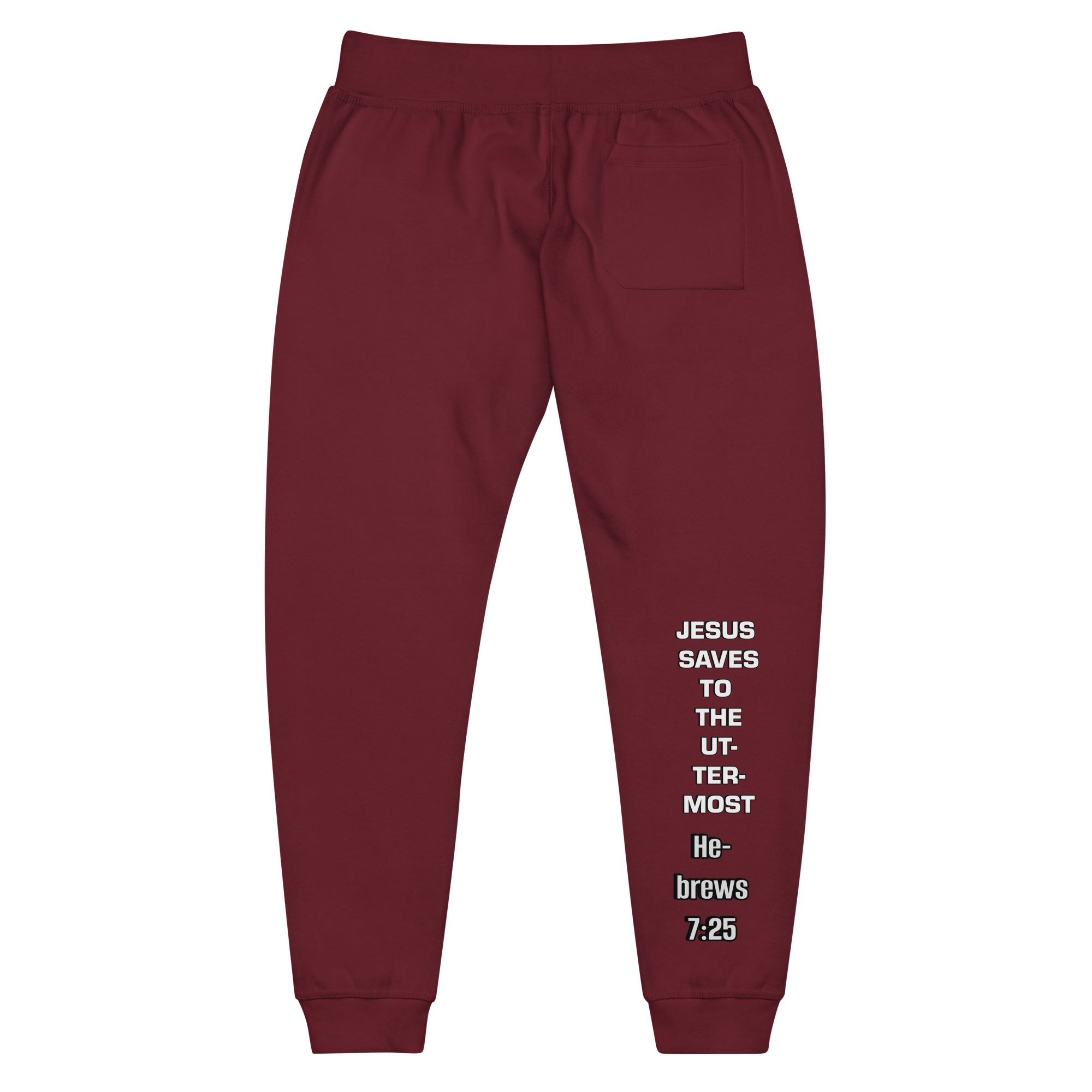 Jesus Saves Unisex fleece sweatpants