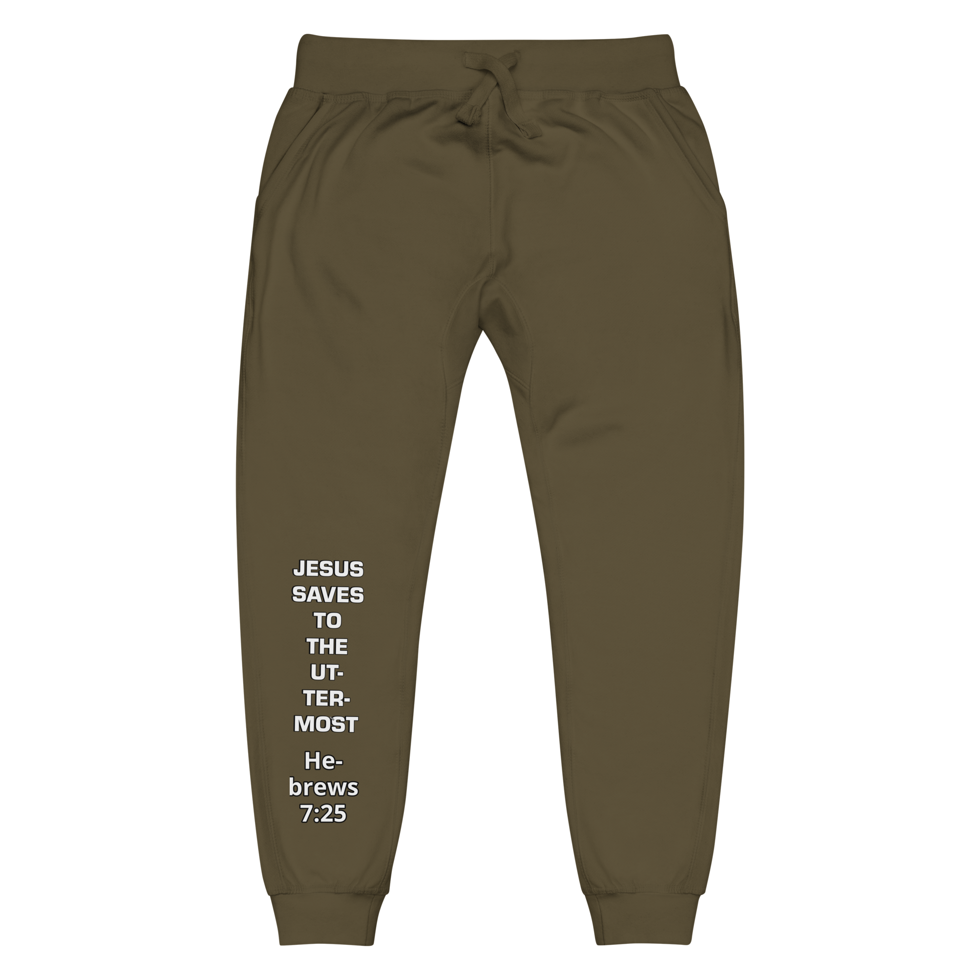 Jesus Saves Unisex fleece sweatpants