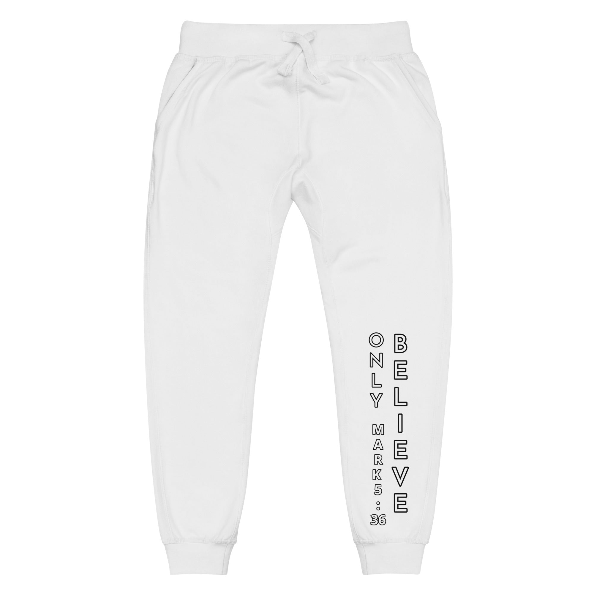 Believe Unisex fleece sweatpants