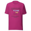 Fear No Evil Unisex t-shirt