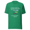 Fear No Evil Unisex t-shirt