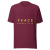 Peace Unisex t-shirt