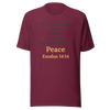 Peace Unisex t-shirt