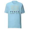 Peace Unisex t-shirt