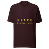 Peace Unisex t-shirt