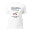 Fear No Evil Unisex t-shirt