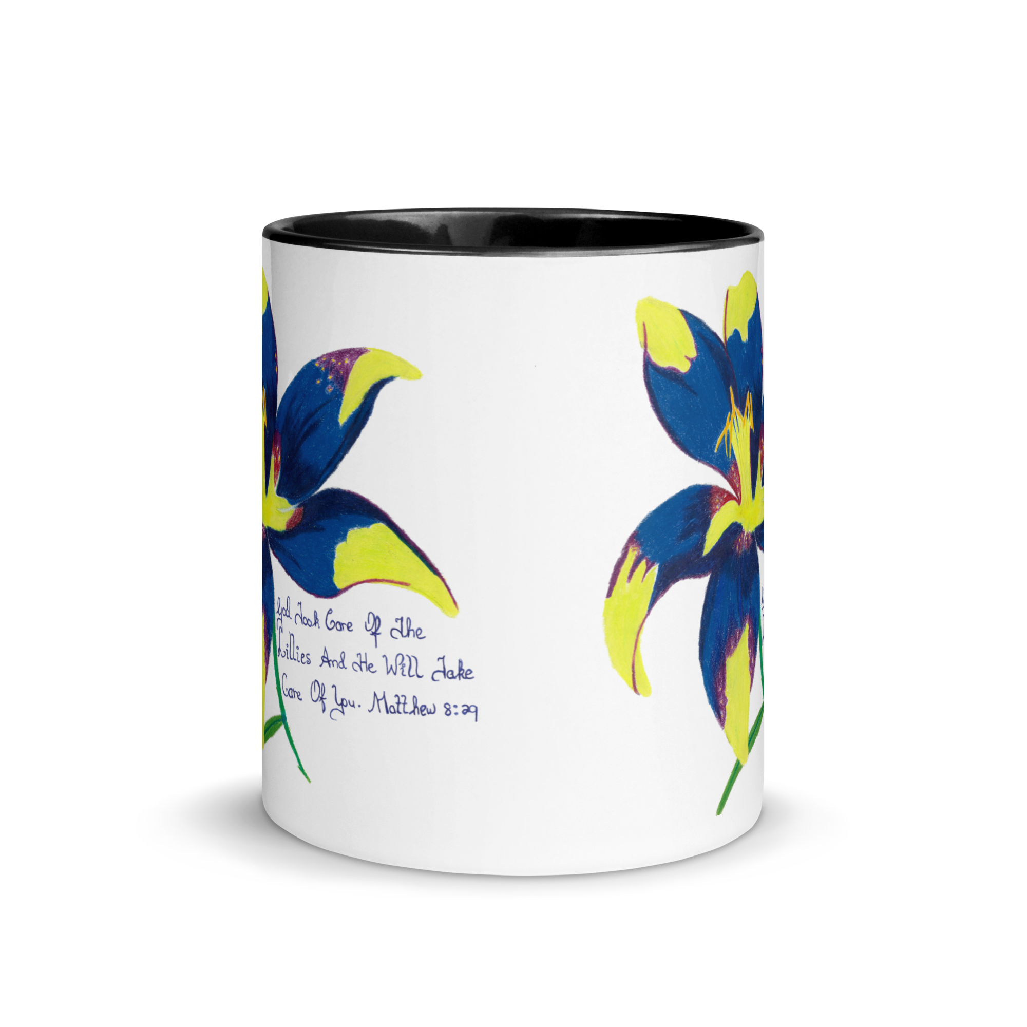 Lily Mug with Color Inside