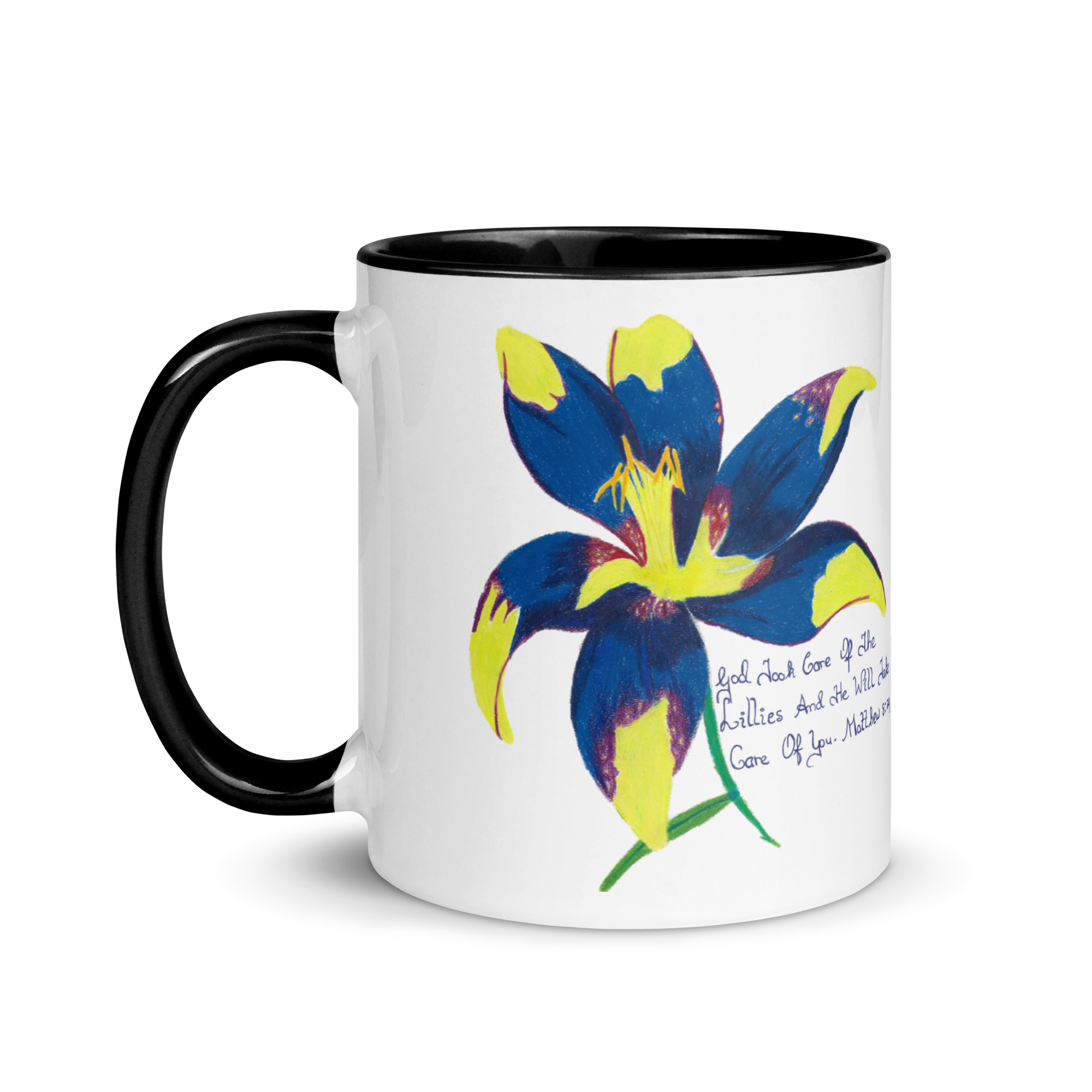 Lily Mug with Color Inside