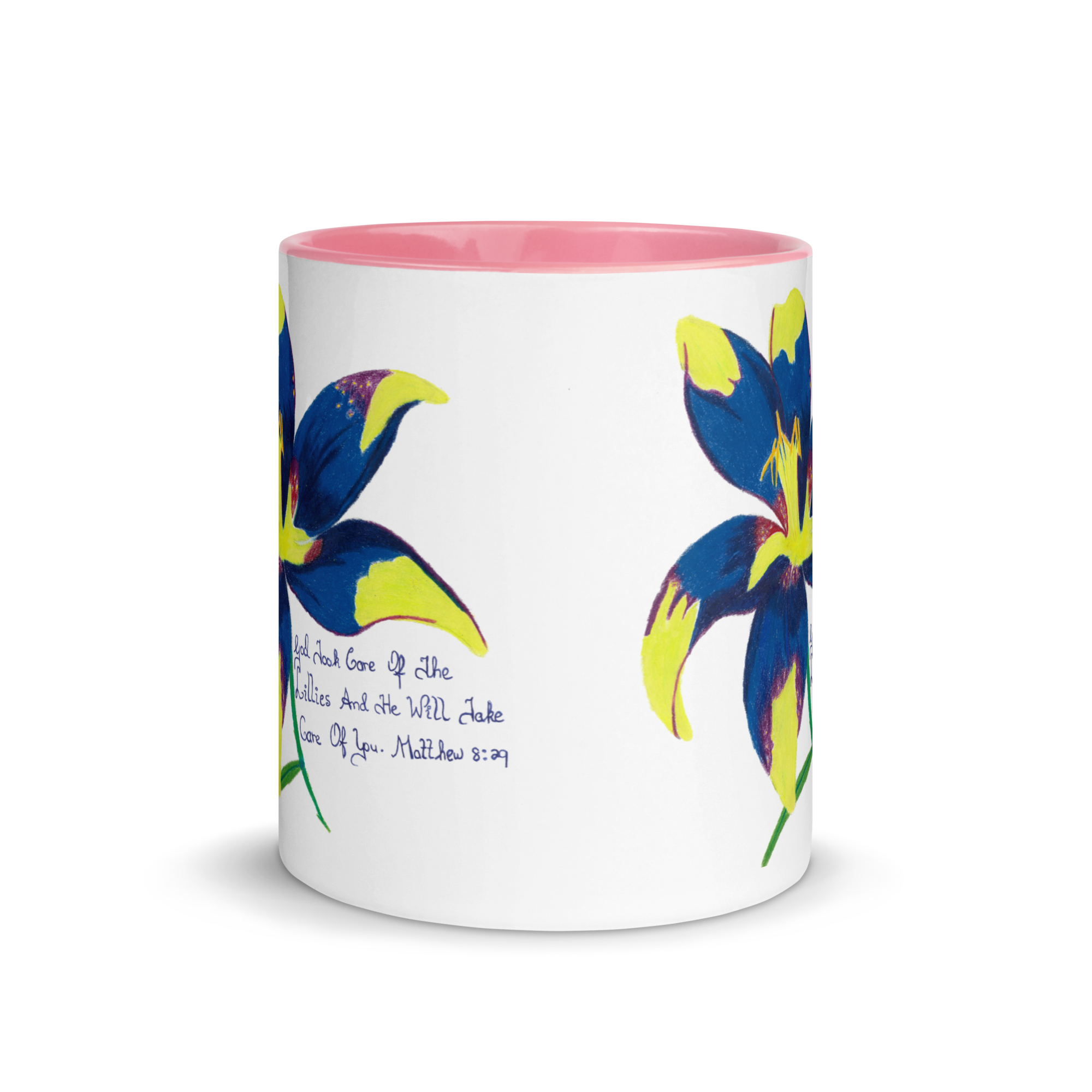 Lily Mug with Color Inside