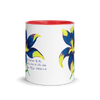 Lily Mug with Color Inside