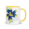 Lily Mug with Color Inside