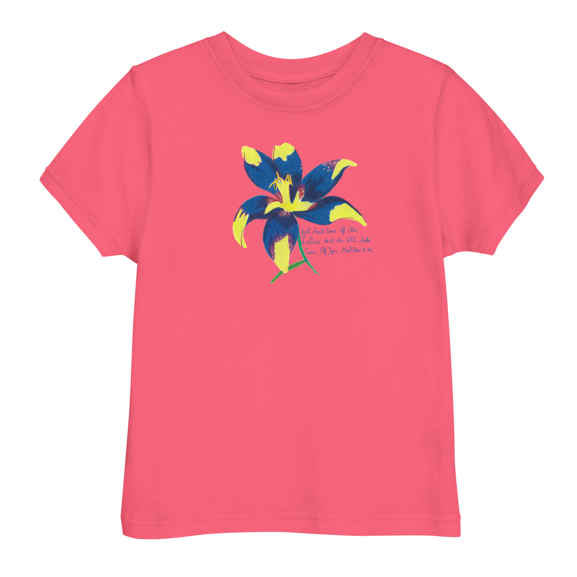 Lily Hot Pink Toddler Jersey T-Shirt