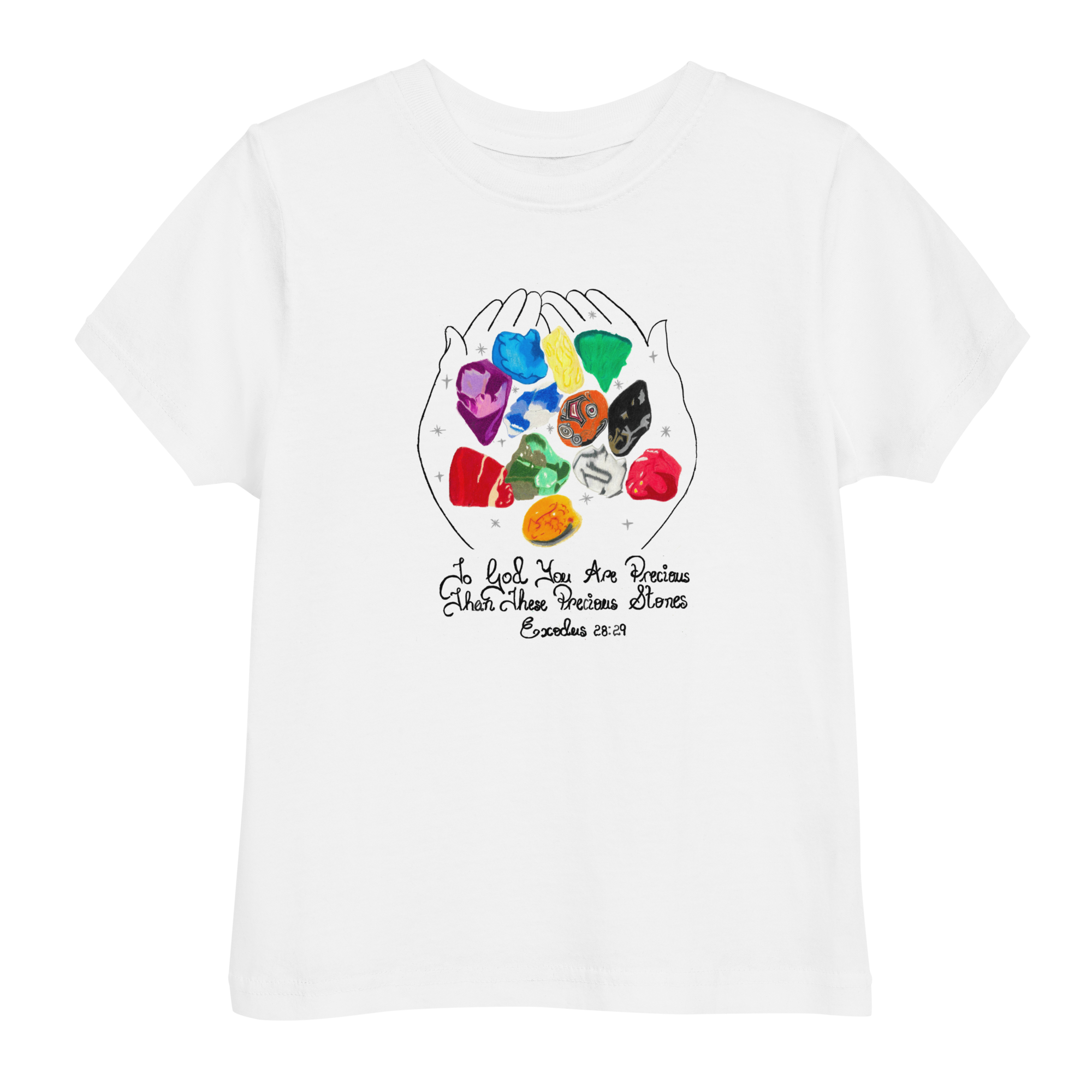 Stone White Toddler Jersey T-Shirt