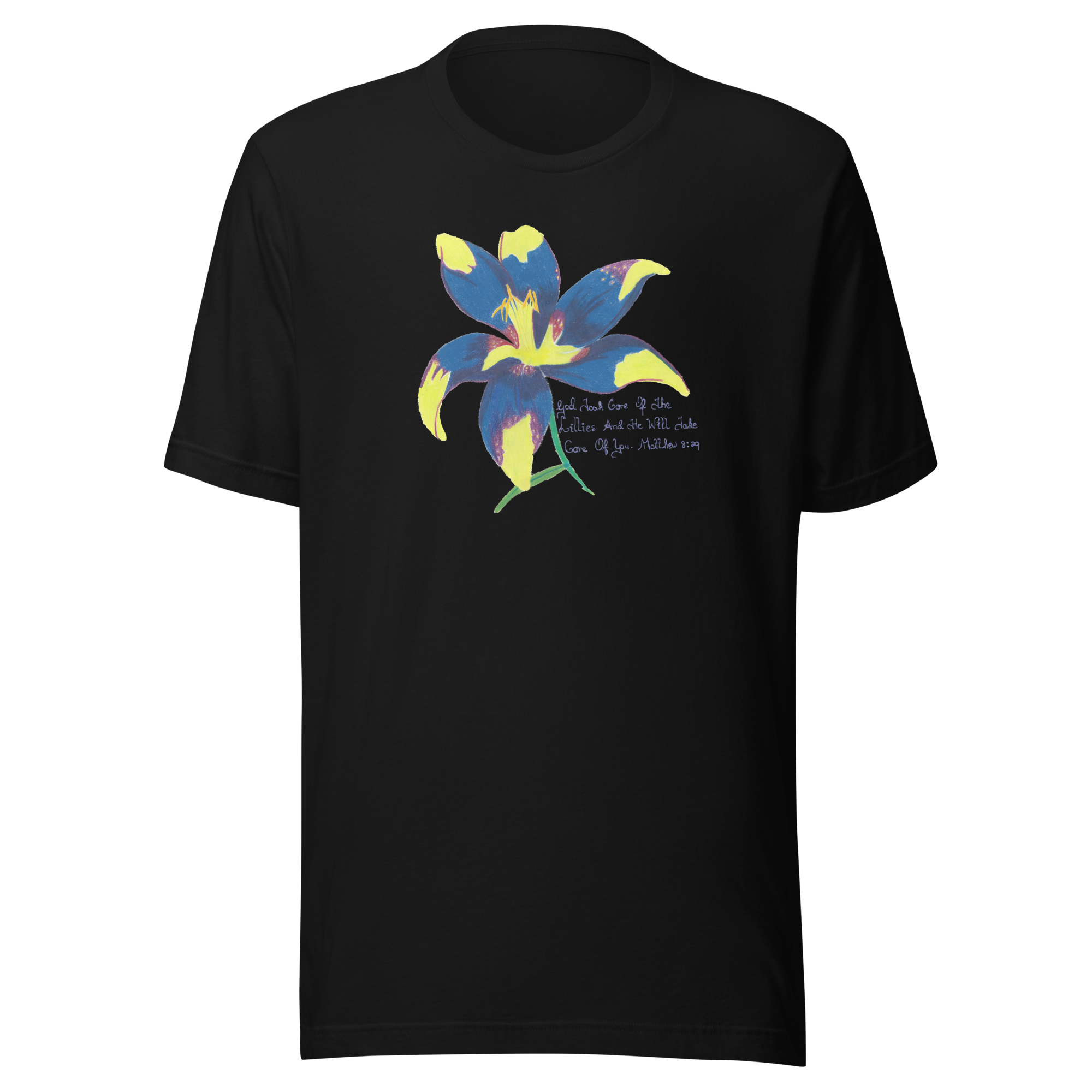 Lily Black Unisex T-Shirt