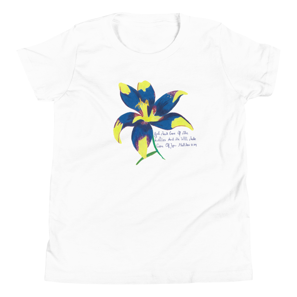 Lily White Youth Short Sleeve T-Shirt